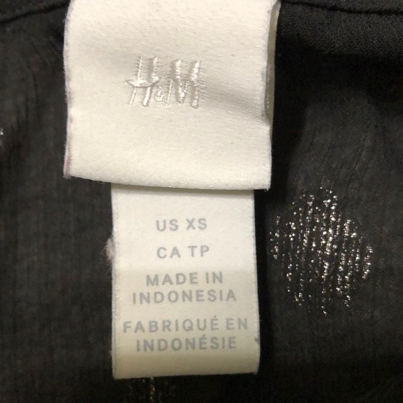 Sheer black with gold dots dress size XS - Picture 2 of 7